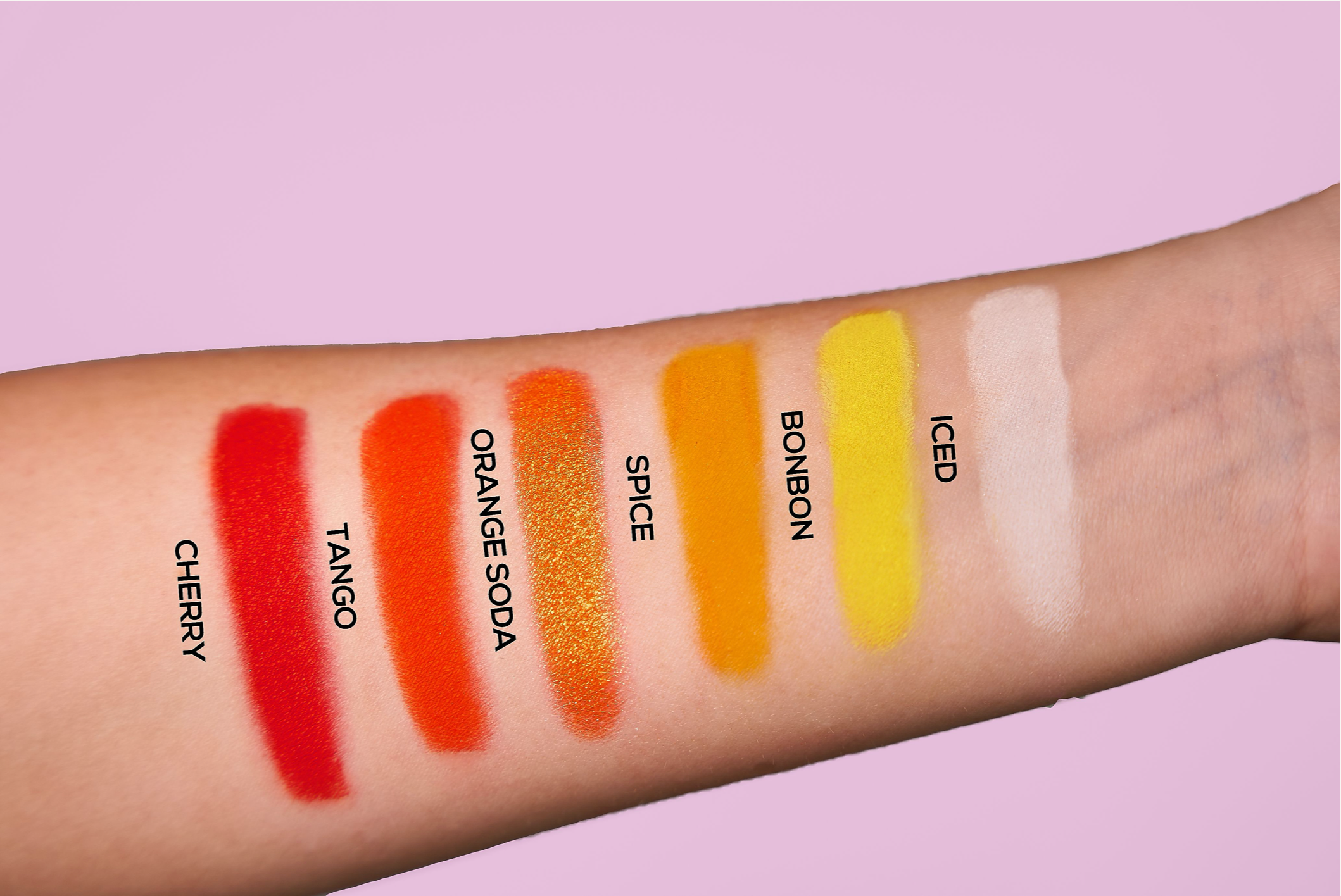 Orange and online pink eyeshadow palette